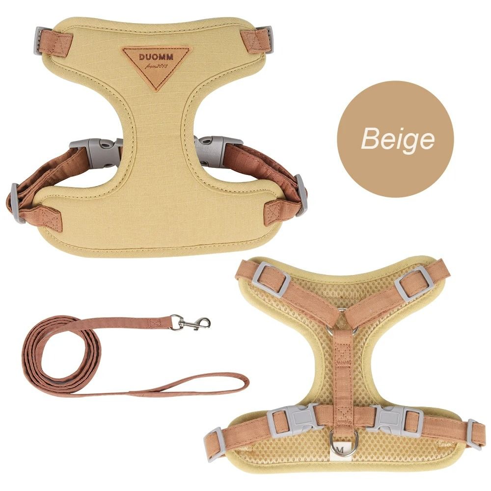 Breathable Fashion Mesh Cat Puppy Harness Set 2