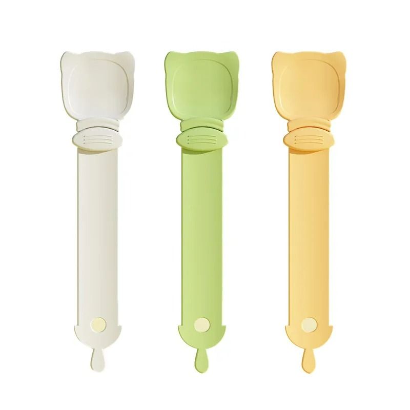Ergonomic Squeeze Lick Cat Strip Feeder Spoon 7