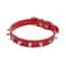 Spiked And Studded Faux Leather Pet Safety Collar 12