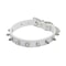 Spiked And Studded Faux Leather Pet Safety Collar 4