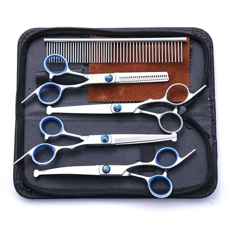 5in1 Professional Safety Tip Pet Grooming Scissors Set 8