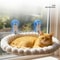Plush Faux Fur Window Hammock For SunLoving Cats 1