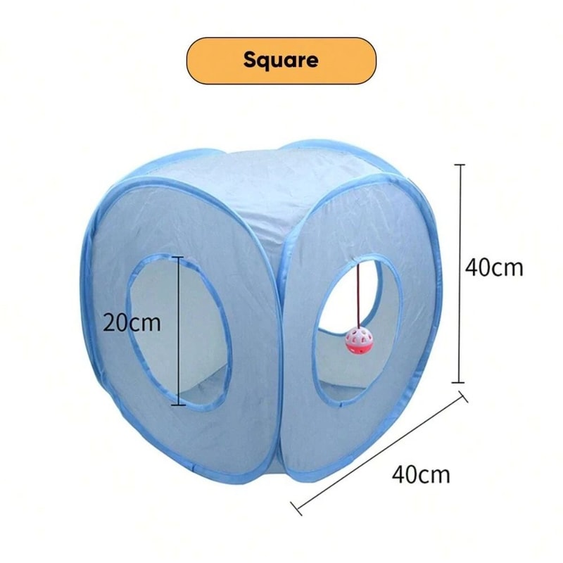3Way Foldable Interactive Pet Tunnel 5