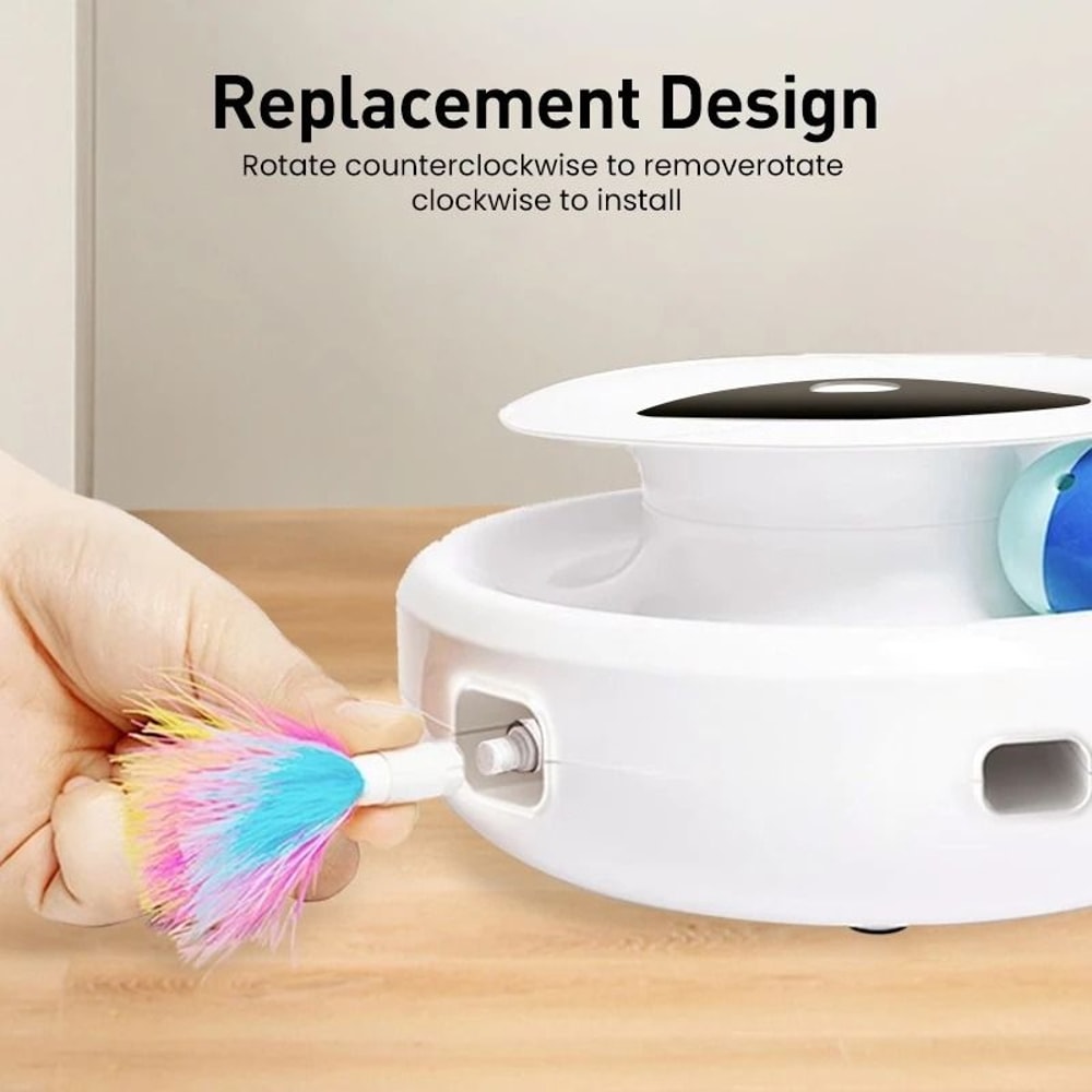 2in1 Smart Automatic Feather And Ball Toy Set 3