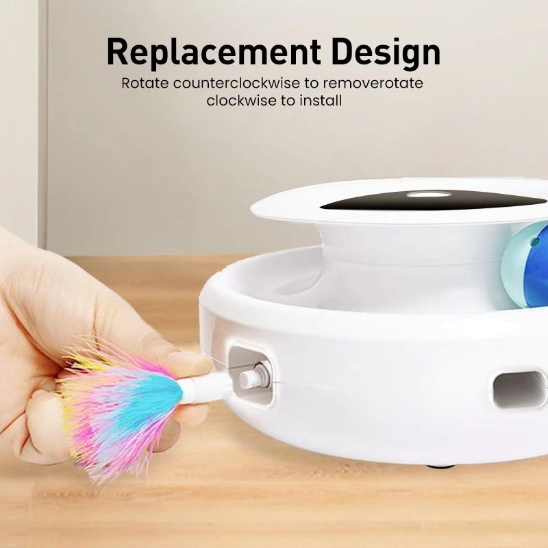 2in1 Smart Automatic Feather And Ball Toy Set 3