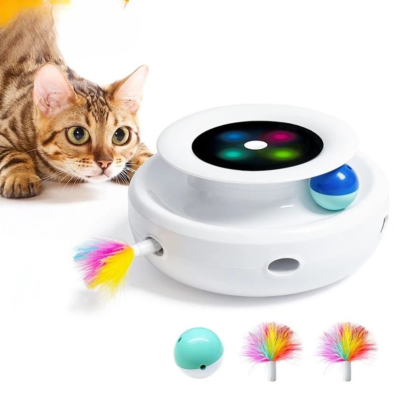 2in1 Smart Automatic Feather And Ball Toy Set 6