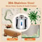 Smart Stainless Steel Pet Fountain With Transparent Viewing Window 3