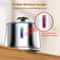 Smart Stainless Steel Pet Fountain With Transparent Viewing Window 4