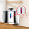 Smart Stainless Steel Pet Fountain With Transparent Viewing Window 4