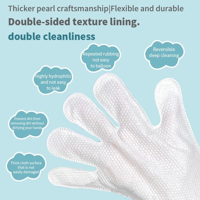 5Finger Deodorizing Grooming Glove Wipes 4