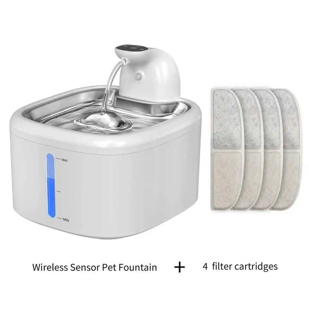 35L Wireless Stainless Steel Smart Pet Fountain 9