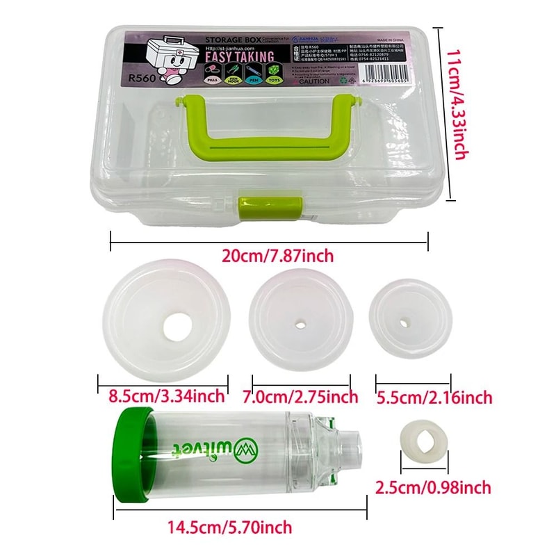 Professional Veterinary Aerosol Chamber Spacer System 7