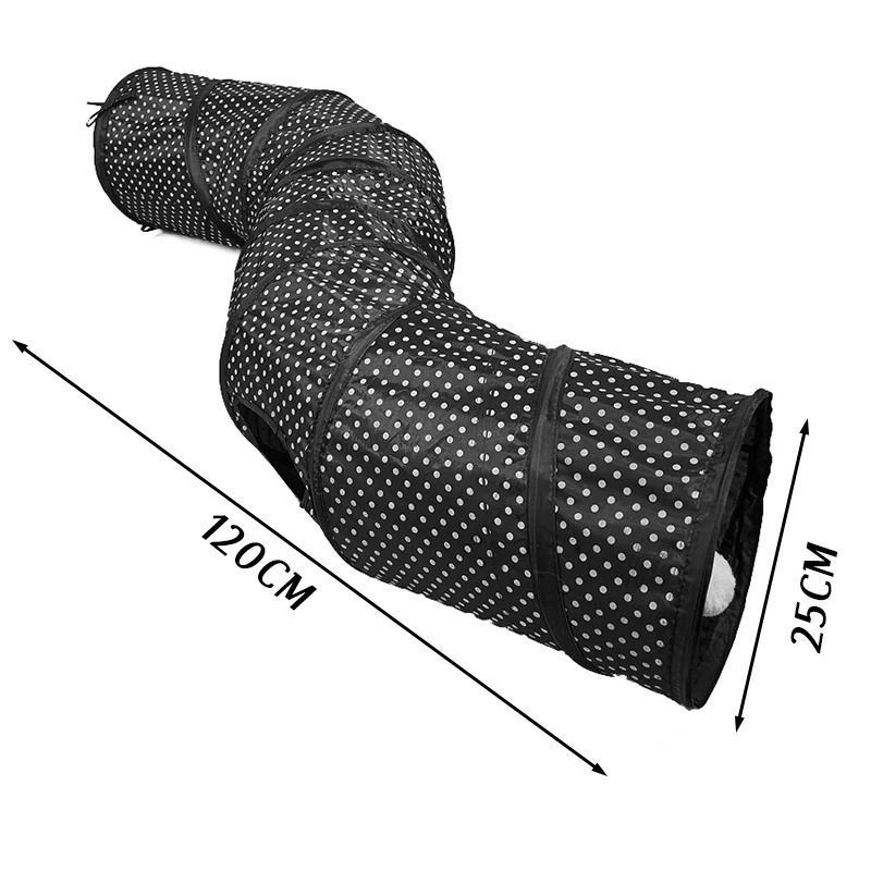 SShape Collapsible Interactive Pet Tunnel 1