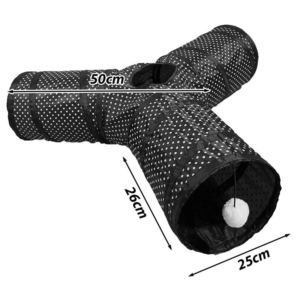 SShape Collapsible Interactive Pet Tunnel 6