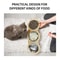 Orthopedic 3in1 Triple Pet Feeder With Solid Wood Stand 5