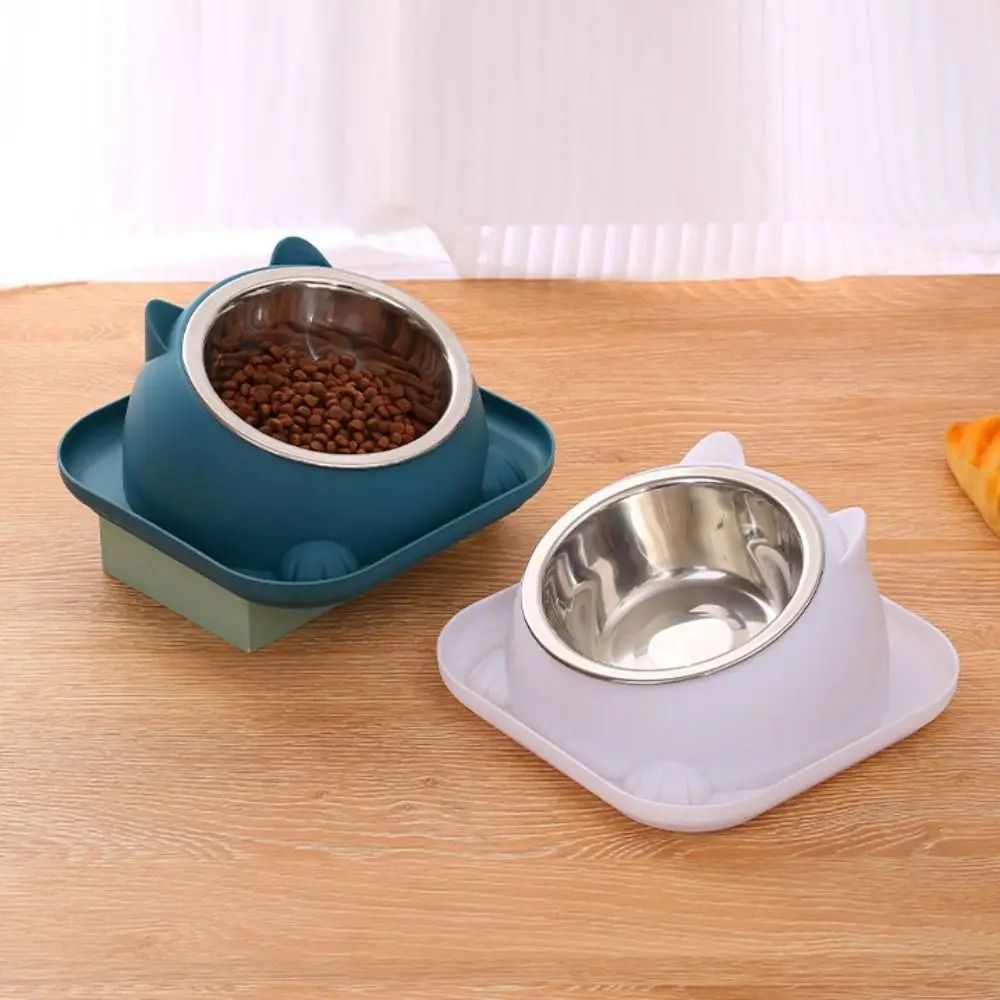 Professional Stainless Steel AntiTipping Pet Feeding Basin 1
