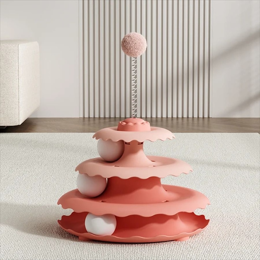 MultiLevel Interactive Cat Turntable Teaser Station 6
