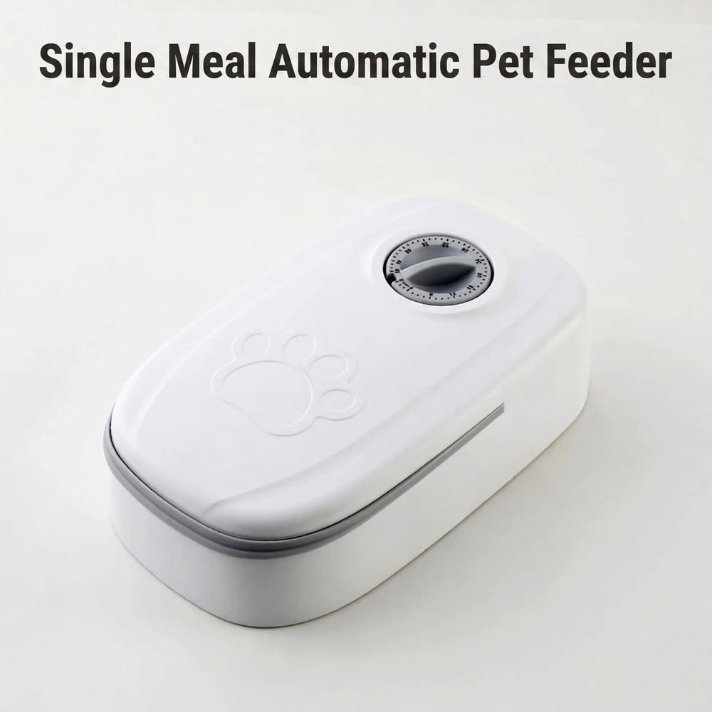 Single Tray Timed Wet Food Feeder With Cooling Chamber 2