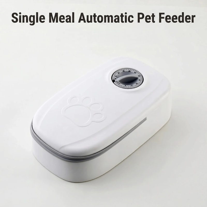 Single Tray Timed Wet Food Feeder With Cooling Chamber 2