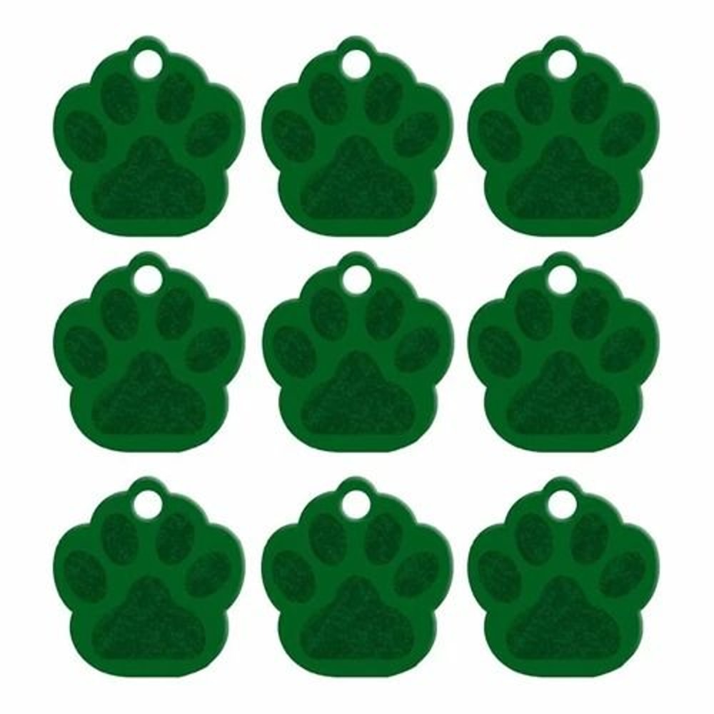 20Piece Bulk Personalized PawShape Pet ID Tags 9