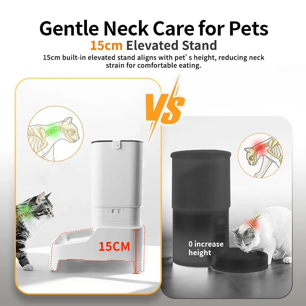 Smart 45L Elevated Camera Pet Feeder Monitoring Station 3