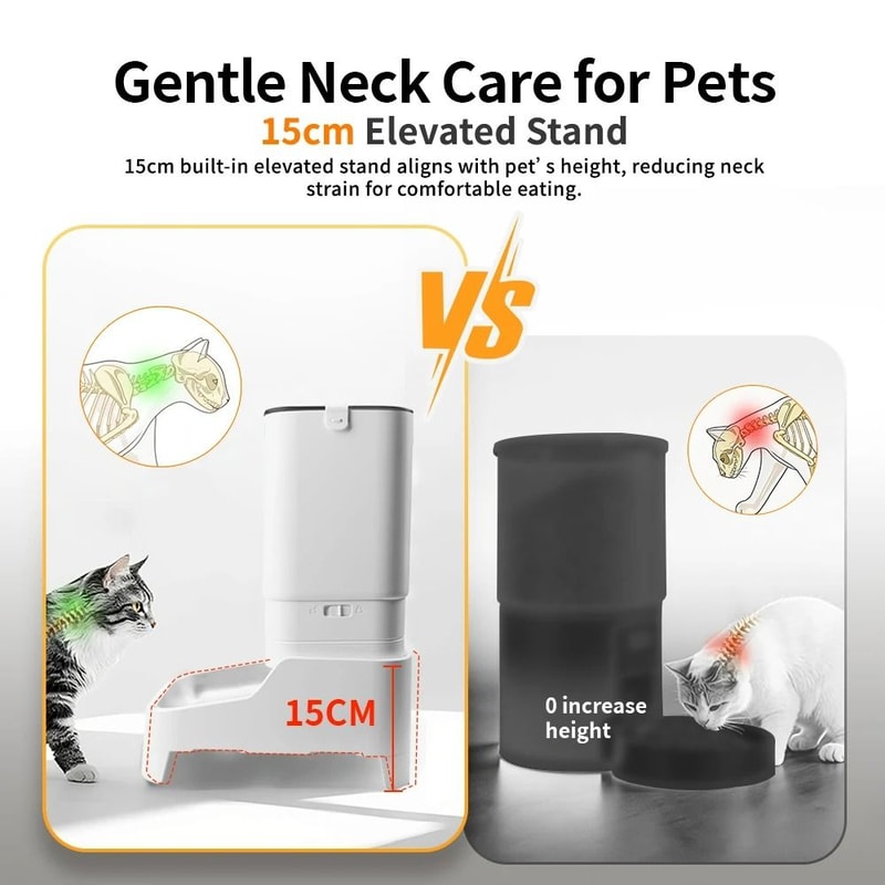 Smart 45L Elevated Camera Pet Feeder Monitoring Station 3