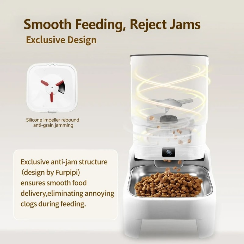 Smart 45L Elevated Camera Pet Feeder Monitoring Station 6