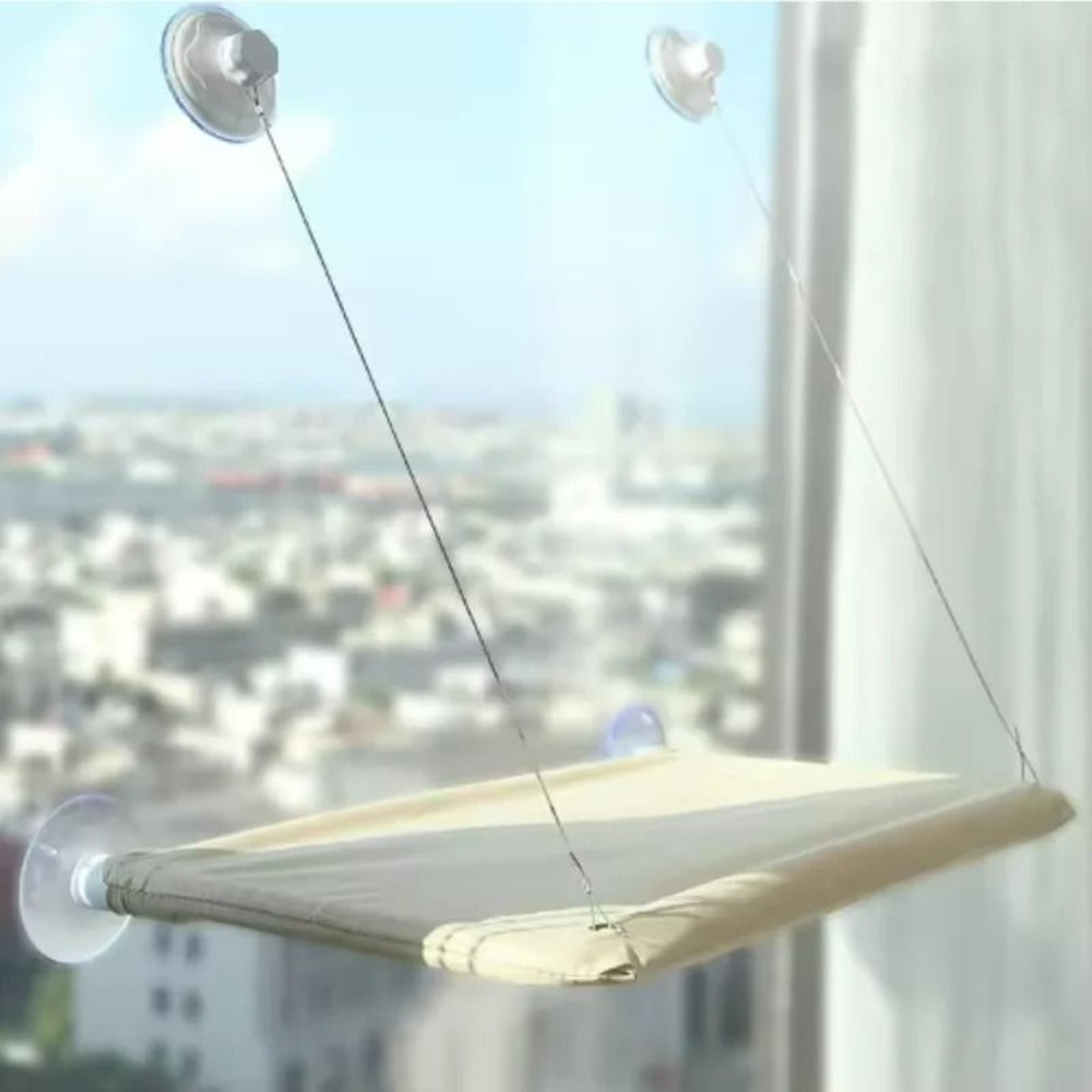 Sunny WindowMounted Cat Hammock Safety Lounge 6