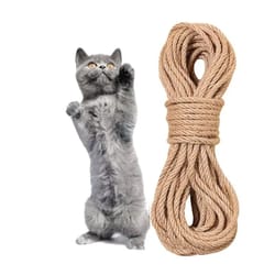 premium natural sisal rope for cat tree restoration & diy projects