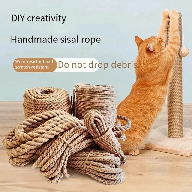 Premium Natural Sisal Rope For Cat Tree Restoration DIY Projects 2