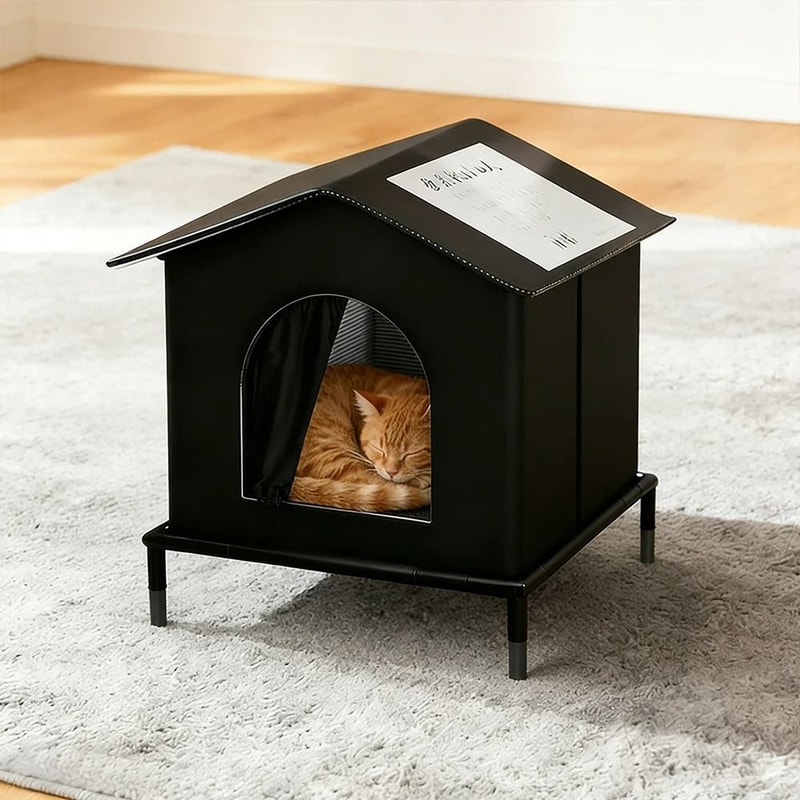 Insulated AllSeason Outdoor Indoor Cat Sanctuary 1