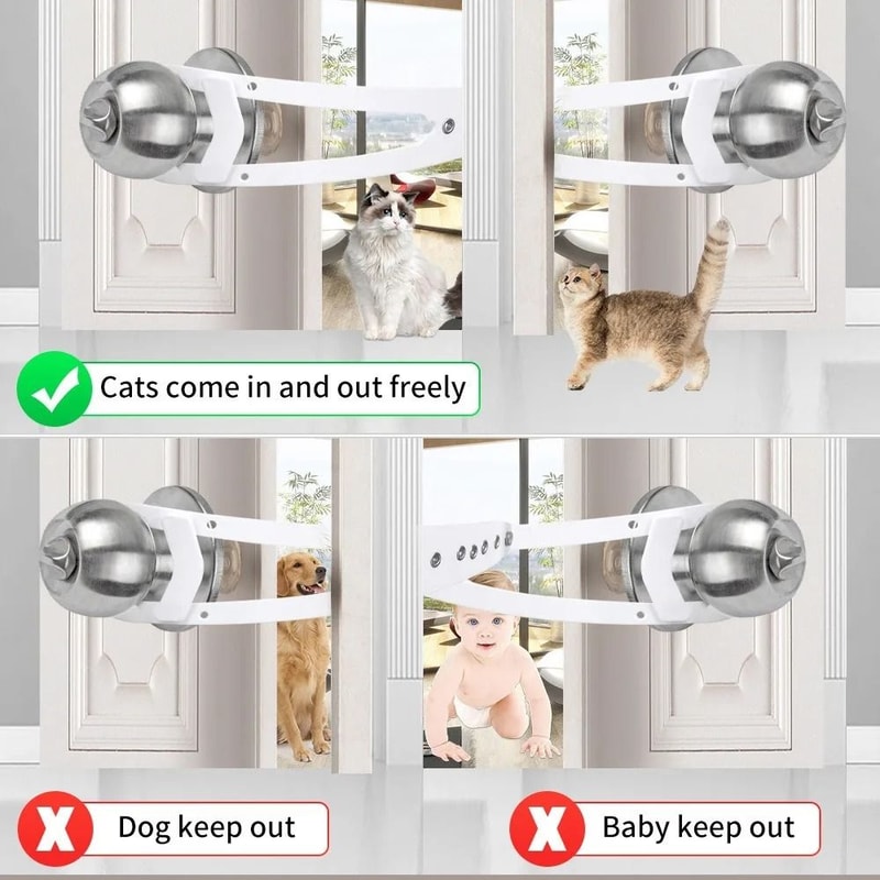 Professional Adjustable DoorGap Holder For Cat Access 6