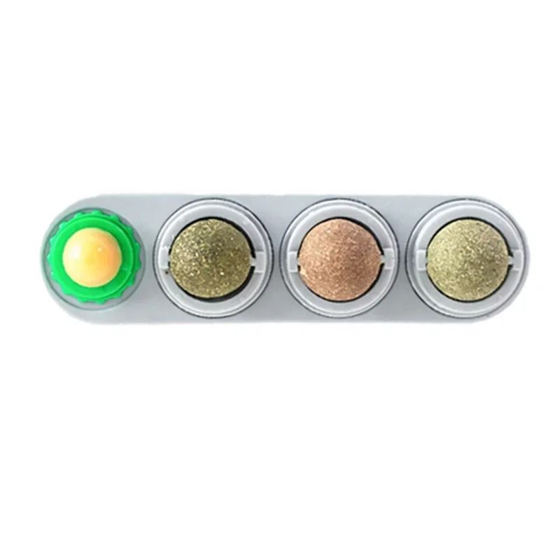 4in1 Rotating Catnip Silver Vine Dental Health Station 7