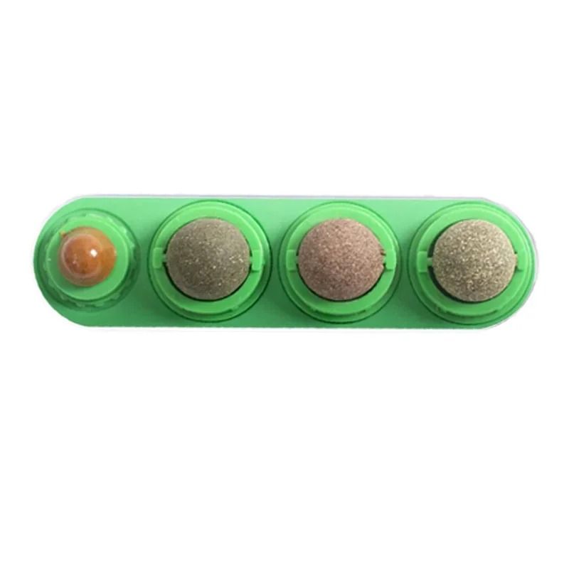 4in1 Rotating Catnip Silver Vine Dental Health Station 9