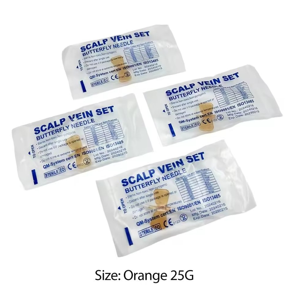 Professional Disposable Butterfly Infusion Needle 50Piece Bulk Pack 1