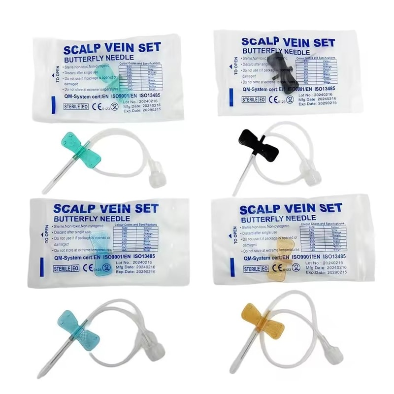Professional Disposable Butterfly Infusion Needle 50Piece Bulk Pack 0
