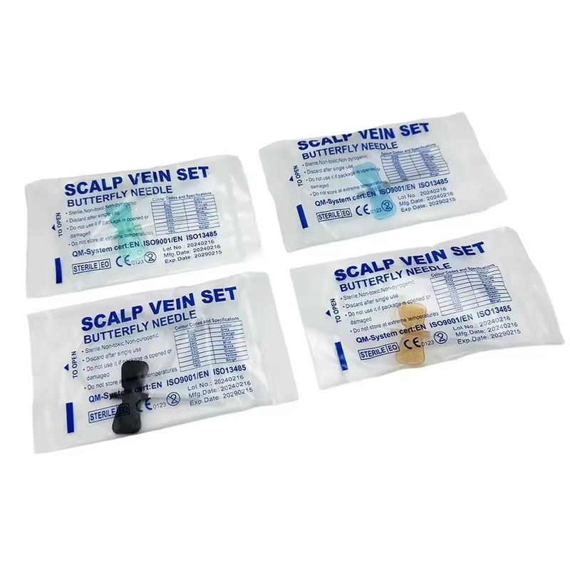 Professional Disposable Butterfly Infusion Needle 50Piece Bulk Pack 4