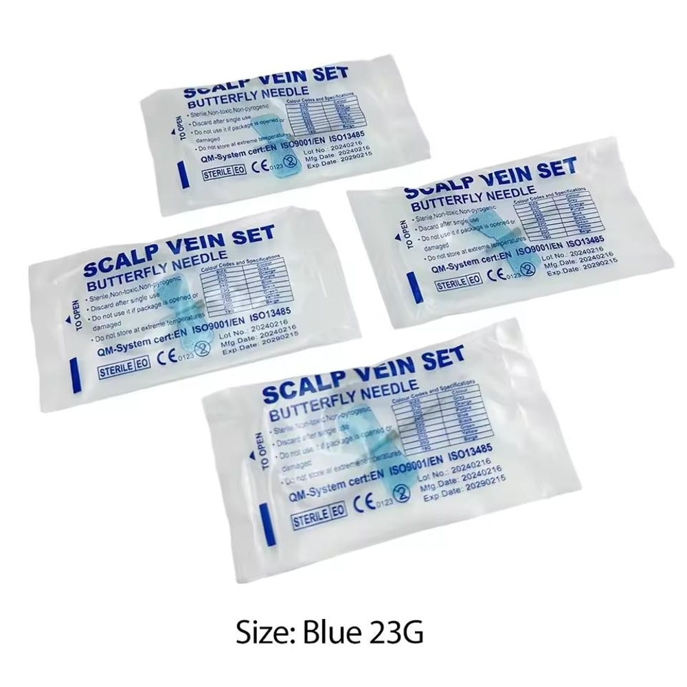 Professional Disposable Butterfly Infusion Needle 50Piece Bulk Pack 3