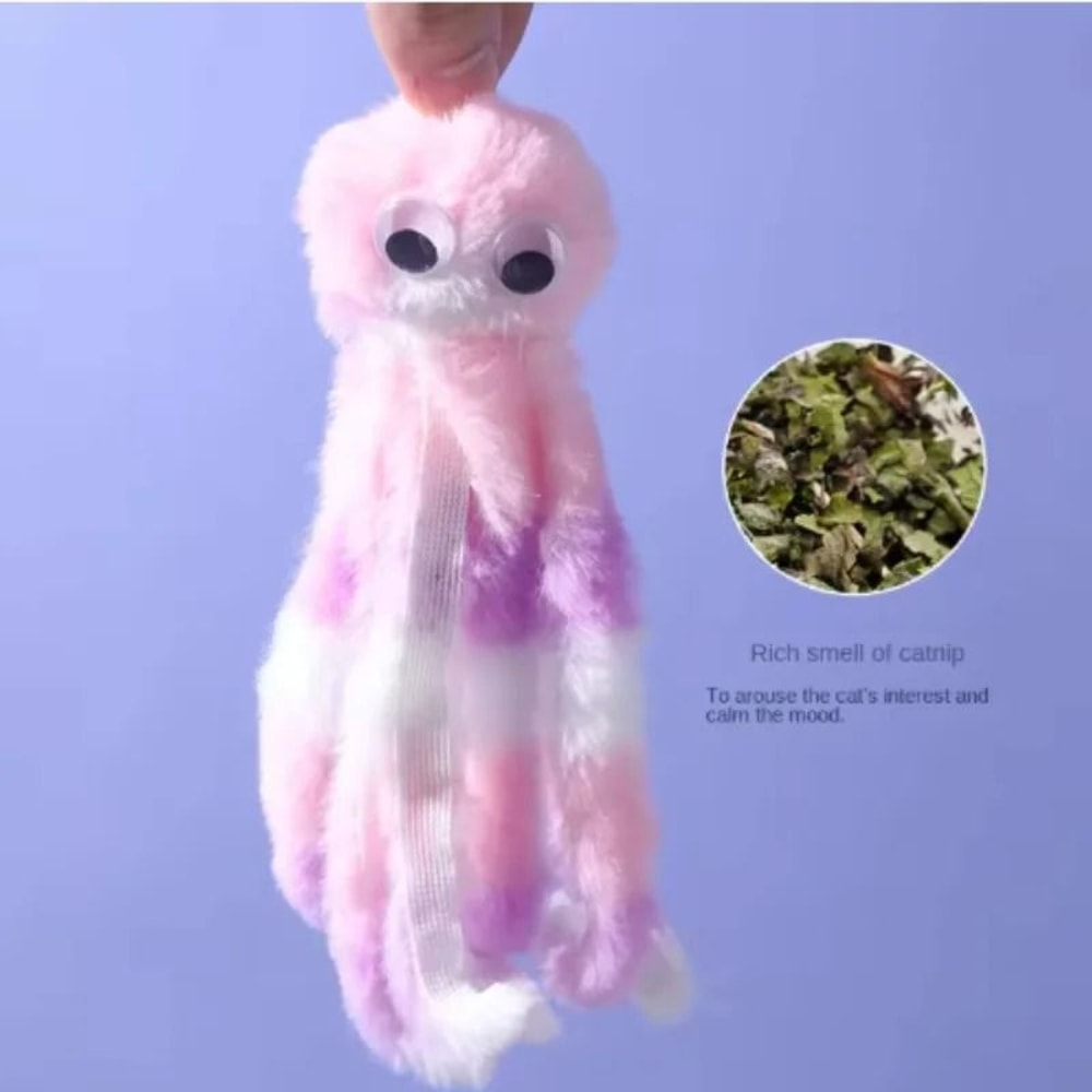 Interactive Octopus Plush MultiTentacle Hunting Toy 4