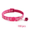 Bulk Adjustable Pet Collars With Safety Bells 100Piece Lot 11