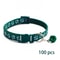 Bulk Adjustable Pet Collars With Safety Bells 100Piece Lot 13