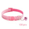 Bulk Adjustable Pet Collars With Safety Bells 100Piece Lot 15
