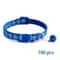 Bulk Adjustable Pet Collars With Safety Bells 100Piece Lot 20
