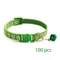 Bulk Adjustable Pet Collars With Safety Bells 100Piece Lot 25