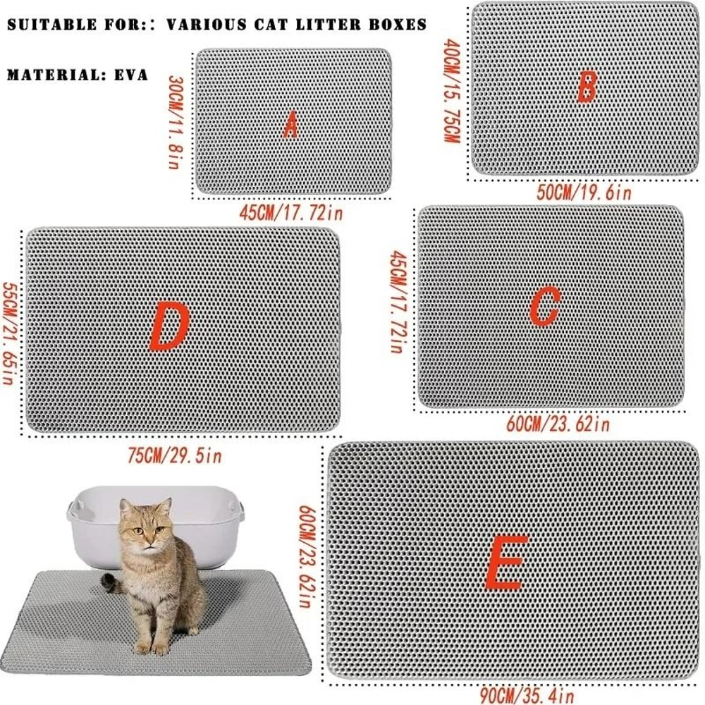 DoubleLayer Cat Litter Trapping Mat 3