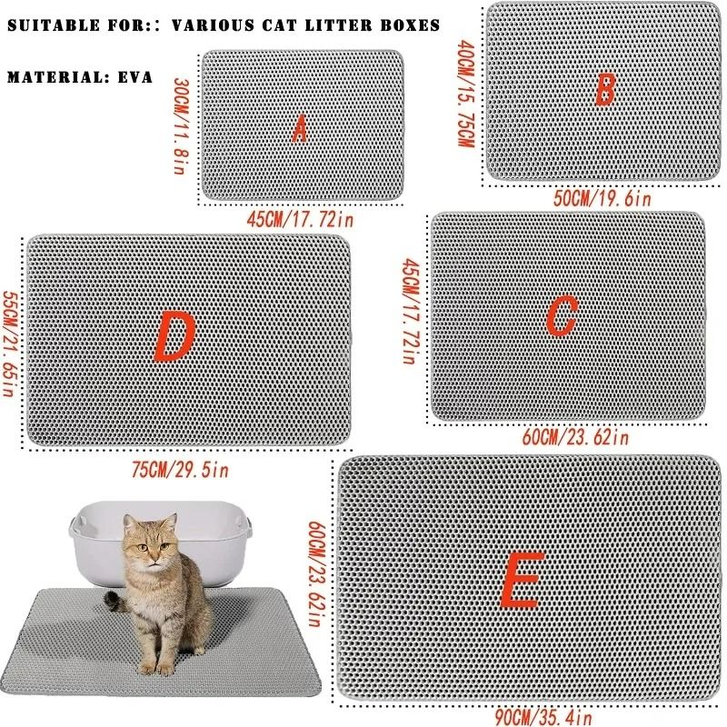 DoubleLayer Cat Litter Trapping Mat 3