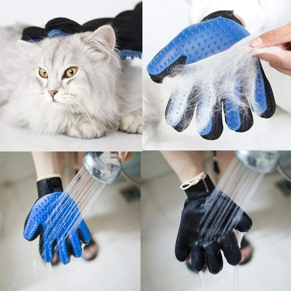 DualPet Interactive Grooming Deshedding Glove 2