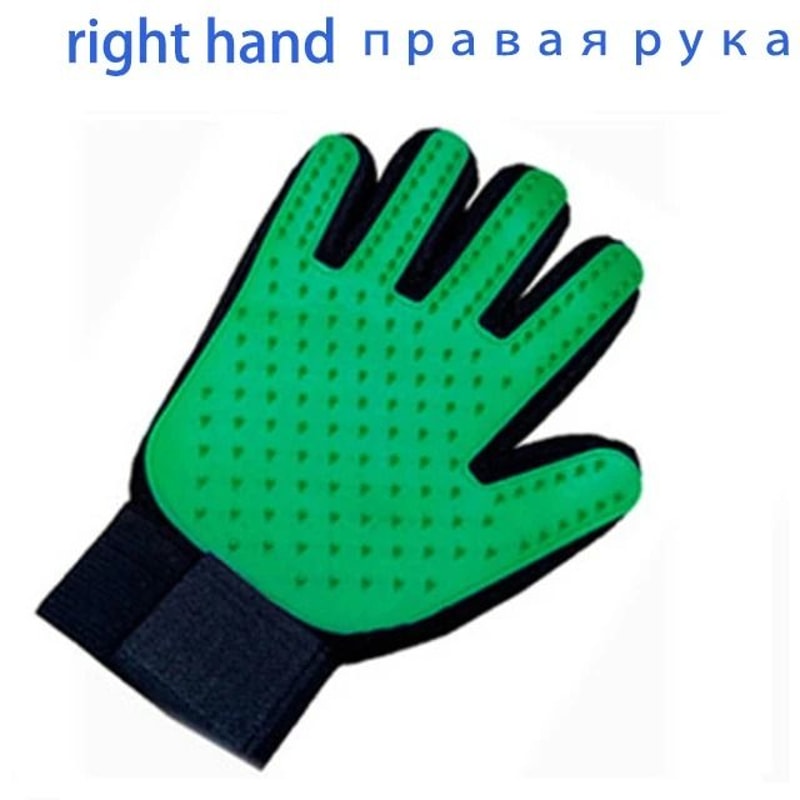 DualPet Interactive Grooming Deshedding Glove 10