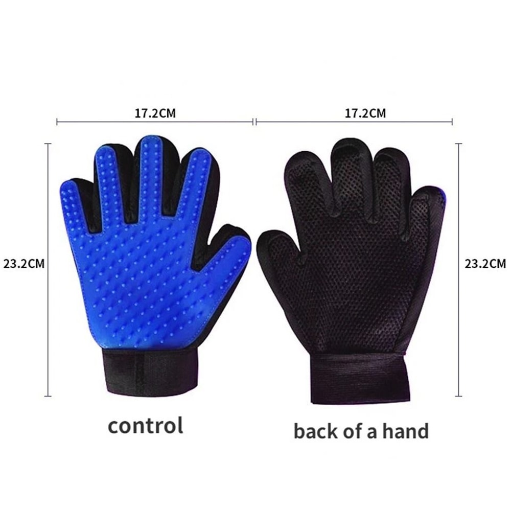 DualPet Interactive Grooming Deshedding Glove 6
