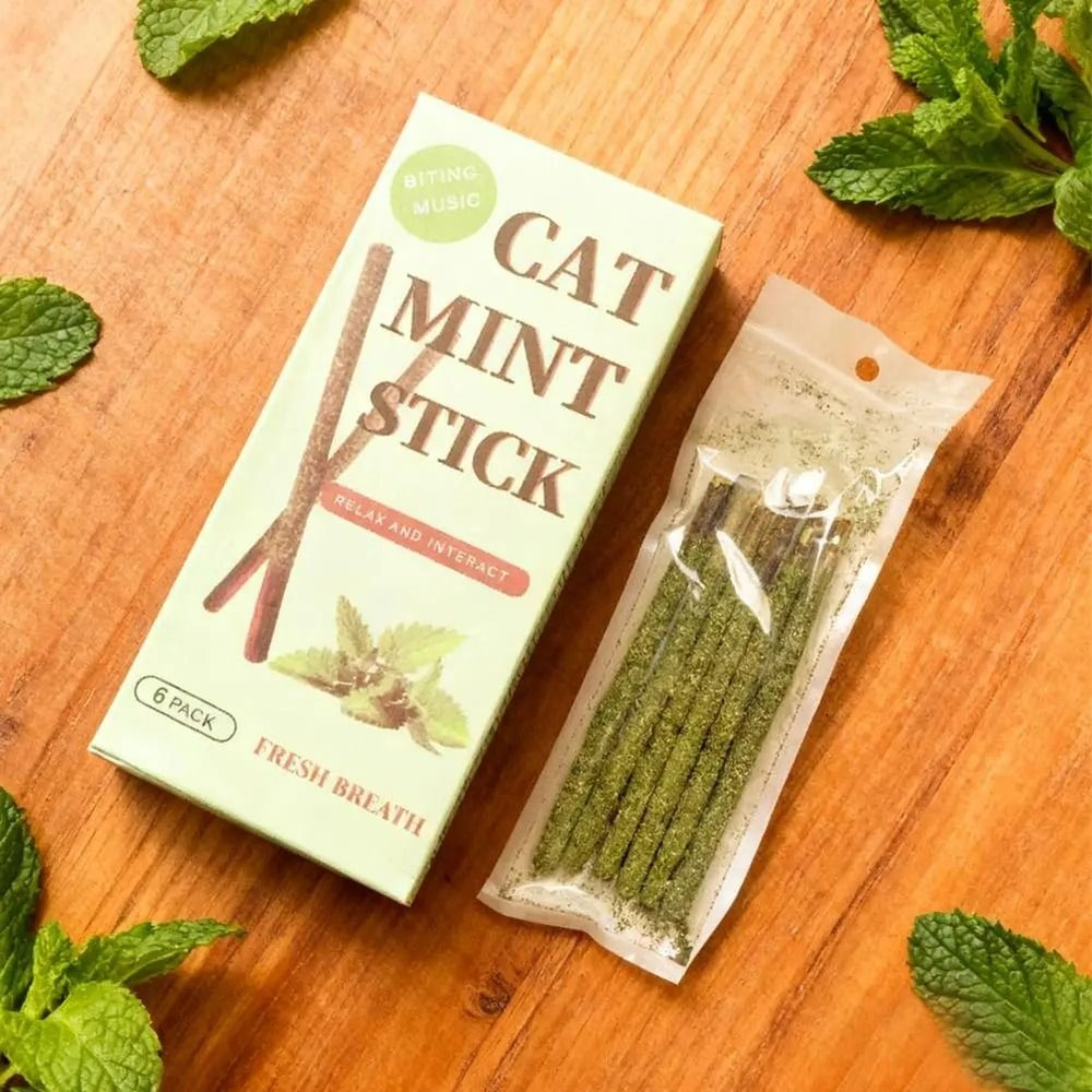 Natural Matatabi And Silvervine Dental Chew Sticks 6Piece Set 3